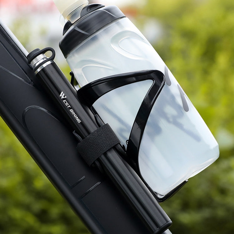 West Biking Bicycle Pump Portable High Pressure Inflators Mountain Road Car Bicycle Riding Equipment(Black) by West Biking