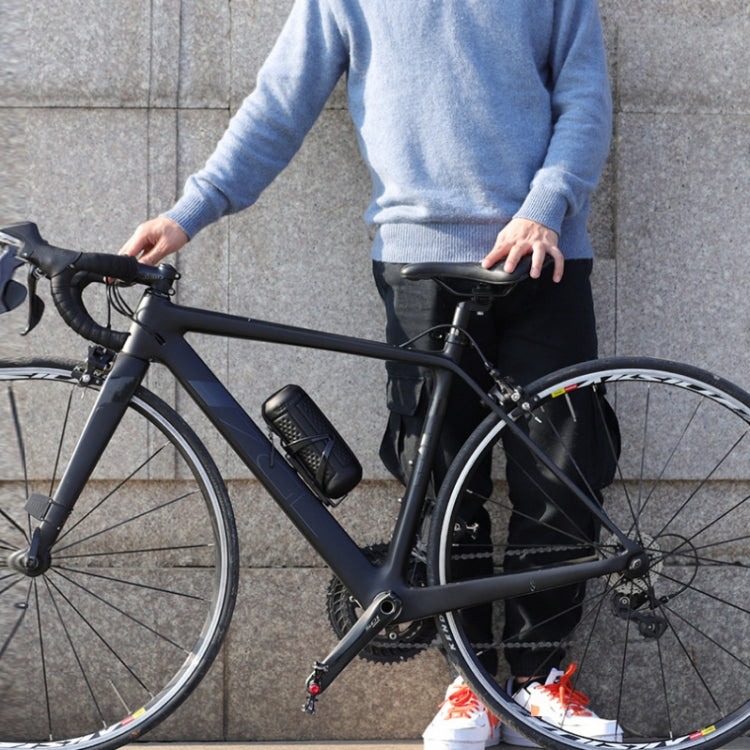 WEST BIKING 1.2L Bicycle EVA Hard Shell Water Bottle Bag With Bottle Cage(Rack+A Black Bag) by WEST BIKING