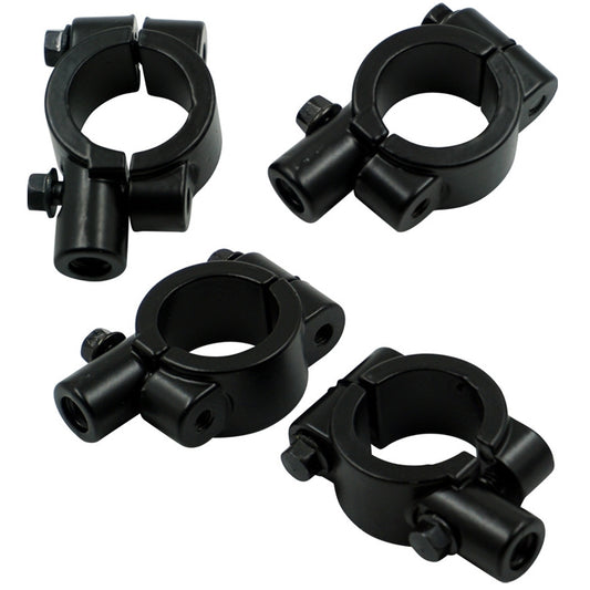 6 PCS Motorcycle Modification Accessories Handlebar Mirror Holder(M8 25mm Black) by bashfashion