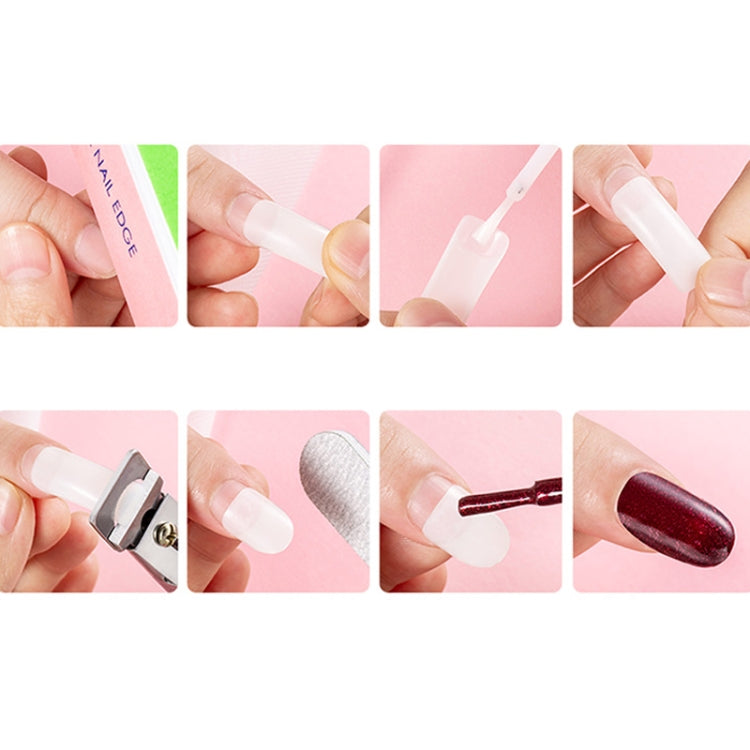 Manicure Tool Set Fingernails Word Cut Set, Specification: Transparent Semi-post by bashfashion