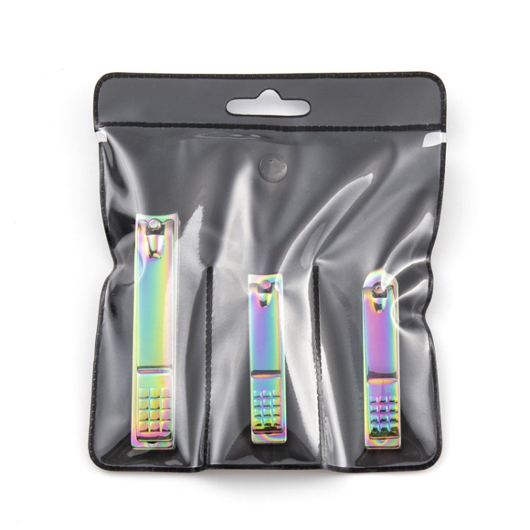 Black Color Titanium Nail Shear Exfoliating Manicure Tool, Specification: Small Flat (Color Titanium) by bashfashion