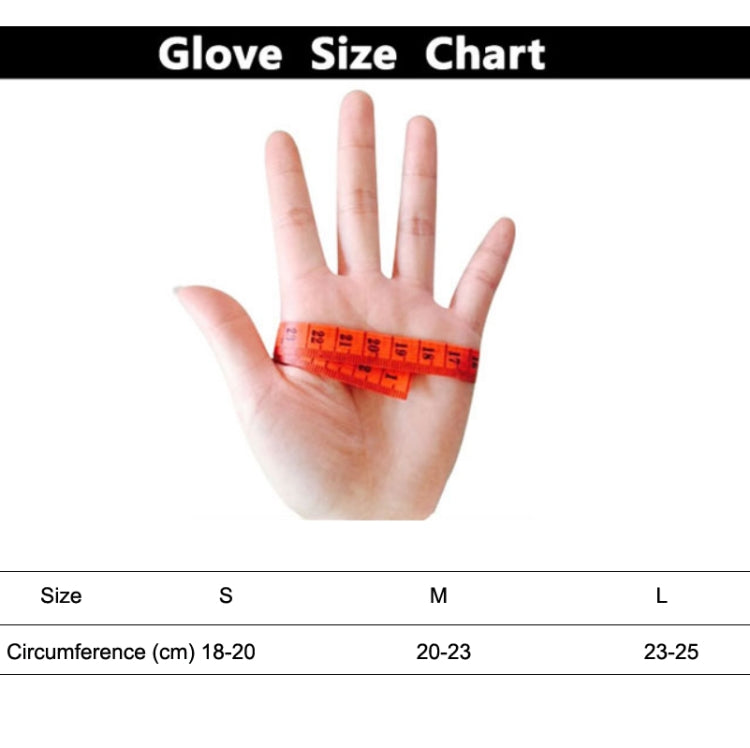 JUNGLE LEOPARD Outdoor Sports Mountaineering Full Finger Gloves Mesh Touch Screen Anti-Skid Gloves, Size: M(Orange+Yellow) by JUNGLE LEOPARD