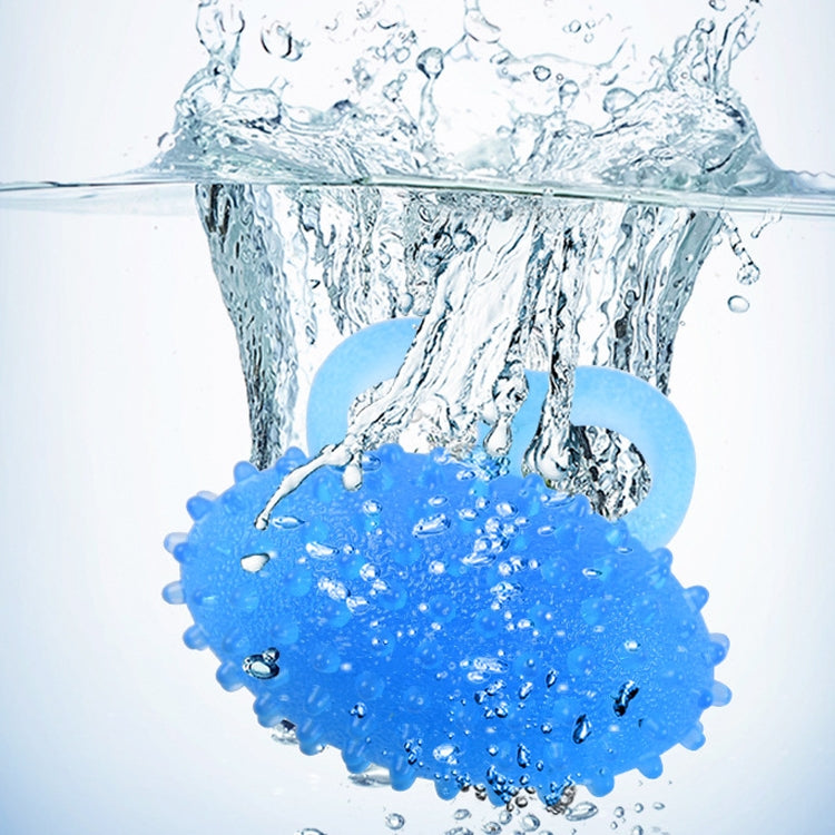 2 PCS TPR Grip Ball Rehabilitation Hemiplegia Stroke Massage Finger Ball, Specification: Two Finger by bashfashion