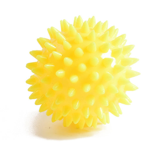 2 PCS TPR Grip Ball Rehabilitation Hemiplegia Stroke Massage Finger Ball, Specification: 6cm (Yellow) by bashfashion