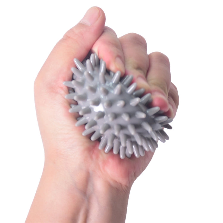 TPR Grip Ball Rehabilitation Hemiplegia Stroke Massage Finger Ball, Specification: 5.5cm With Rope (Gray) by bashfashion