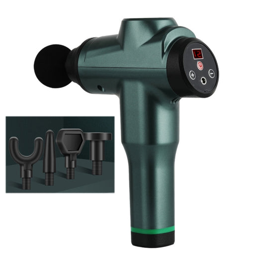 Muscles Relax Massager Portable Fitness Equipment Fascia Gun, Specification: 6212 12 Gears Green(AU Plug) by bashfashion