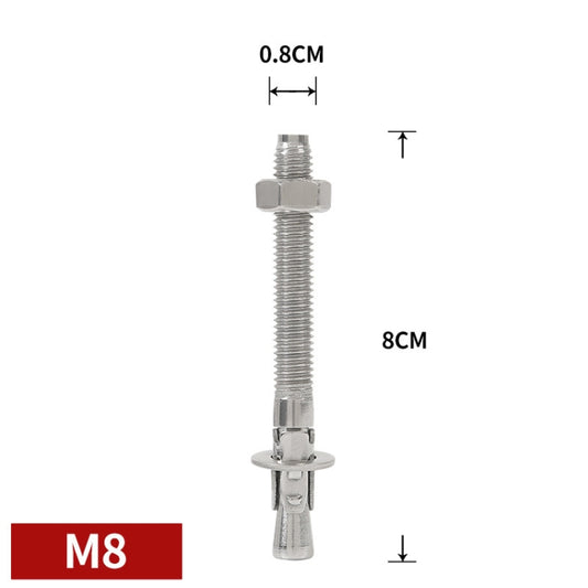 XINDA M8 Rock Nail Pole Stainless Steel Expansion Screws Pulling Rock Nail by XINDA
