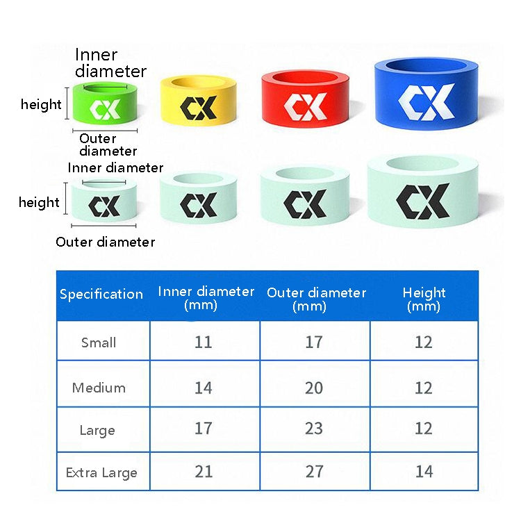 10 PCS Silicone Fishing Rod Stop Ring Anti-Skid Ring(Yellow Medium 14mm Inner Diameter) by bashfashion