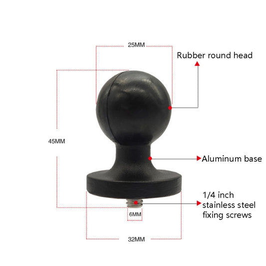 N-STAR NPHA-M Ball Motorcycle Camera Cloud Ball Head Bike Riding Video Ball Head by bashfashion