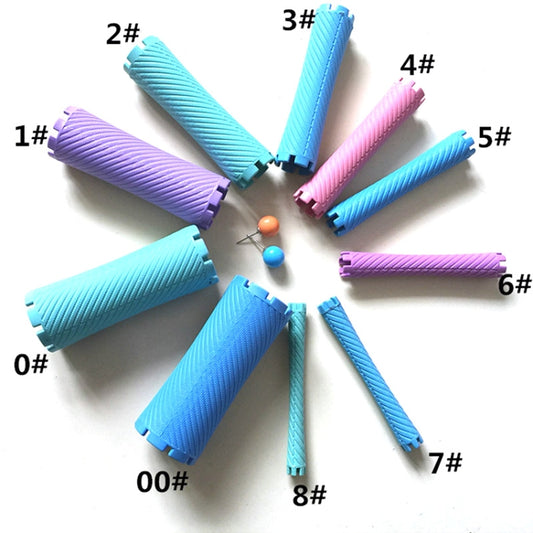 Hair Salon Large Perm Bar Pear Flower Curly Thickened Perm Bar Hairdressing Tools, Random Color Delivery(6 Bar) by bashfashion