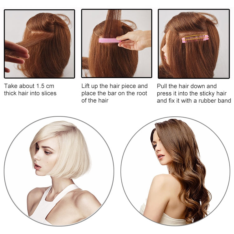 Perm Bar Air Cushion Perm Fluffy Curly Hair Root Bar Hairdressing Self-Adhesive Hair Curl Bar Color Random Delivery(Large) by bashfashion