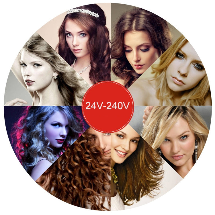 Digital Extension Heating Perm Hairdressing Tool Color Random Delivery(24V 21Bar) by bashfashion