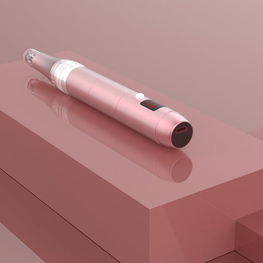 Microcrystalline Nano Electric Importer Micro-Needle Freckle Removal Beauty Instrument, Colour: Display Microneedle (Pink) by bashfashion