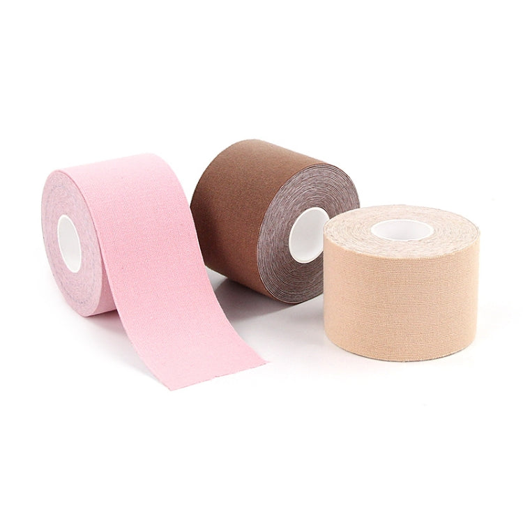 Chest Stickers Sports Tape Muscle Stickers Elastic Fabric Nipple Stickers, Specification: 5cm x 5m(Skin Color) by bashfashion
