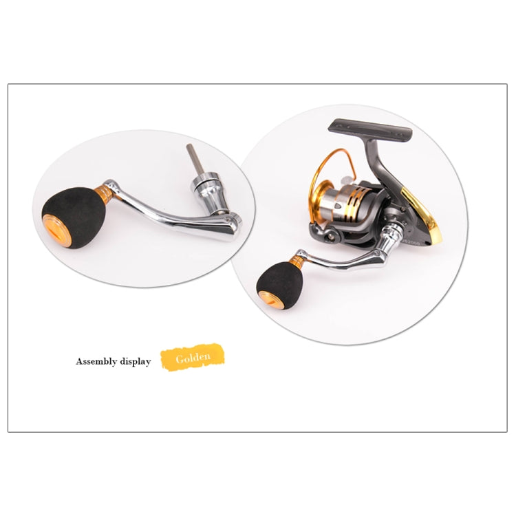 DEUKIO All-Metal EVA Rocker Fishing Reel Rocker Aluminum Alloy Knob For Fish Reel Tackle Accessory, Specification: Medium(Red) by DEUKIO