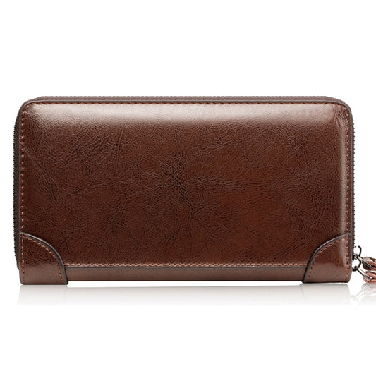 WEIXIER W88 Handbags Men Pu Hand Tested Handbags Multi-Function Wallet(Brown) by WEIXIER