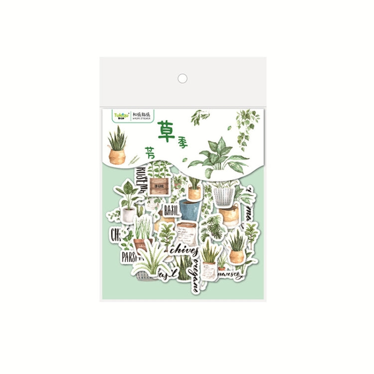 TH001-22 40 in 1 Japanese Paper Decoration Hand Account DIY Sticker(Toint) by bashfashion