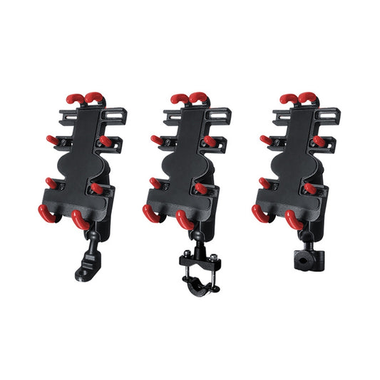 Motorcycle Metal Navigation Mobile Phone Bracket,Style: Rearview Mirror Installation (Anti-theft) by bashfashion