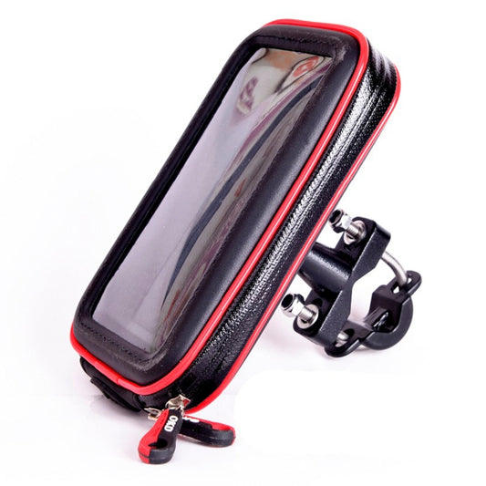 OKD Motorcycle Bicycle Touch Screen Waterproof Mobile Phone Bag Bracket M(Upgrade+U-shaped Base) by bashfashion