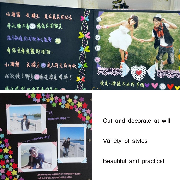Photo Album Making DIY Accessories Set Hand Book Hand-Made Decorative Accessories, Specification: Package 2 by bashfashion