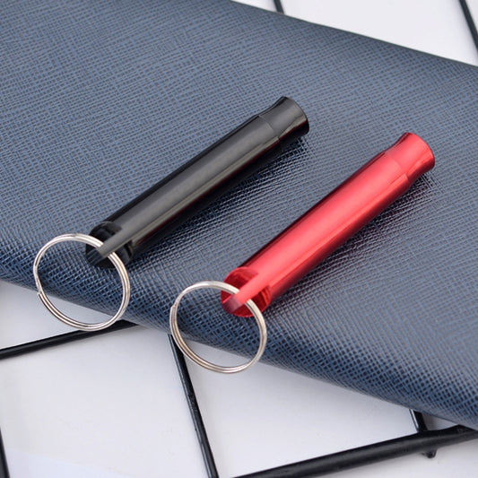 6 PCS Multifunctional Whistle Keychain Men Keyring Pendant(Black) by bashfashion