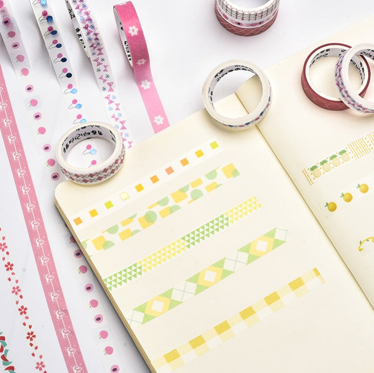 Hand Account Sticker Cute Girl Salt Hand Account Decoration Tape Diy Sticker Set(Waves) by bashfashion