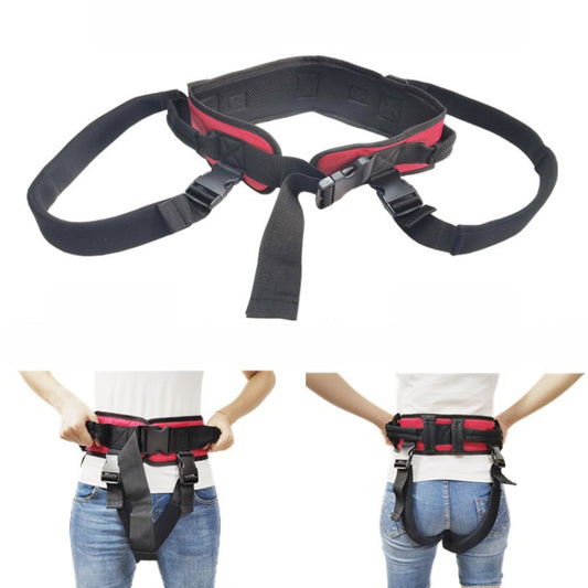 Adult Toddler Belt Anti-Fall Get Up And Shift Belt, Specification: L(Red Black) by bashfashion