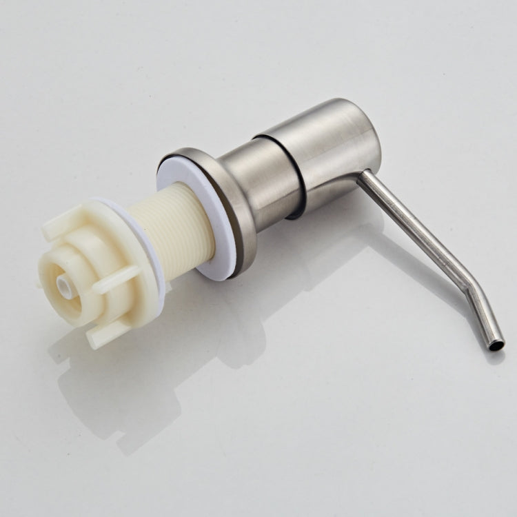 9508N-02 304 Stainless Steel Sink Soap Dispenser Pump Head Extension Silicone Tube Bathroom Hand Washing Cleaning Soap Dispenser by bashfashion