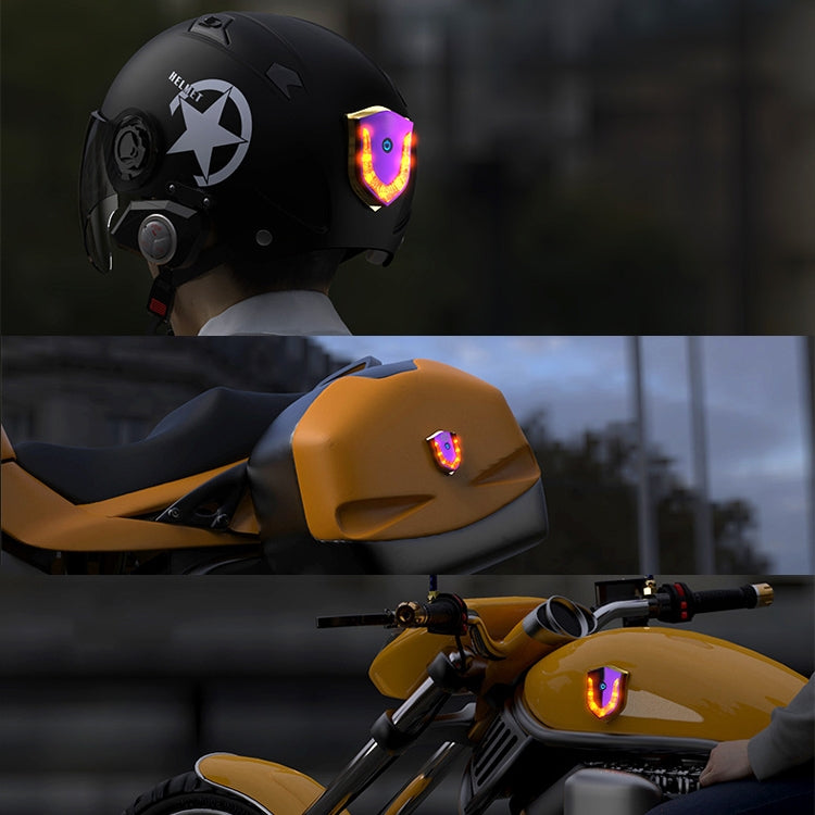 RH-C0306 Bicycle Taillight Mountain Bike Balance Car Safety Cap Helmet Tail Light(Helmet Lamp) by bashfashion