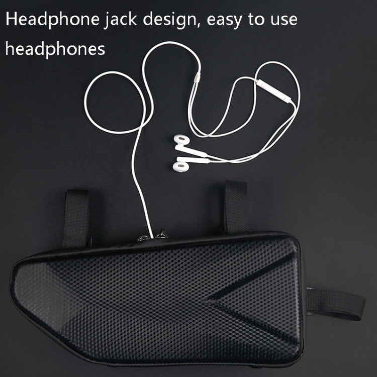 BW4 Bicycle Triangle Bag EVA Hard Shell Bag(Black) by bashfashion