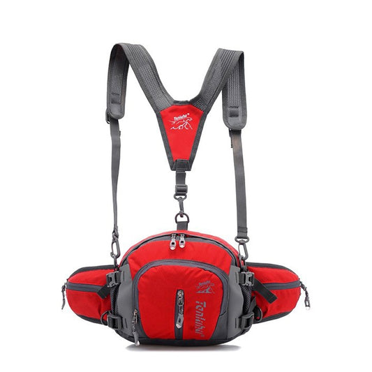 Tanluhu TLH322 Multi-Function Outdoor Waist Bag Hiking Riding Kettle Bag Travel SLR Camera Bag(Red) by bashfashion
