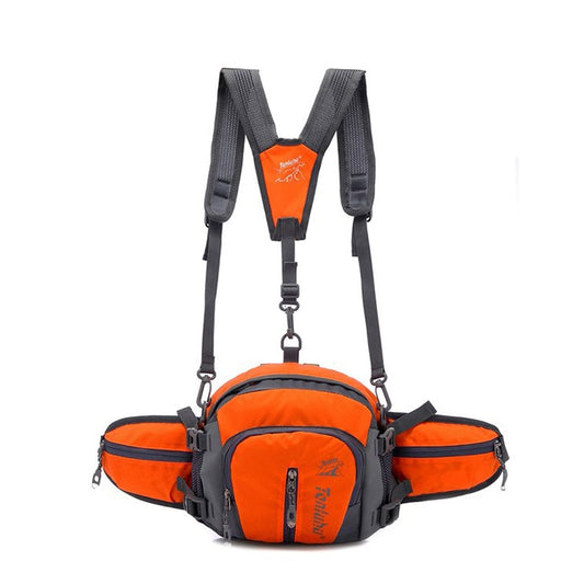 Tanluhu TLH322 Multi-Function Outdoor Waist Bag Hiking Riding Kettle Bag Travel SLR Camera Bag(Orange) by bashfashion