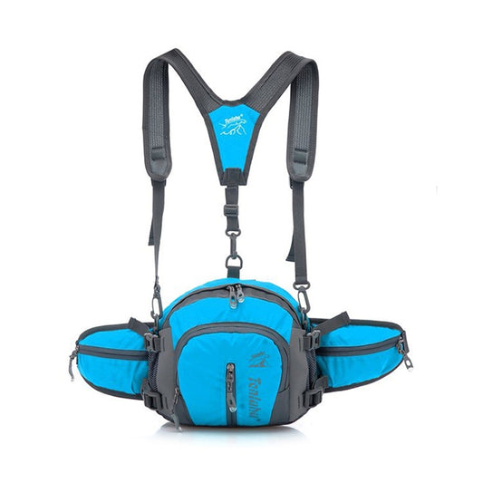 Tanluhu TLH322 Multi-Function Outdoor Waist Bag Hiking Riding Kettle Bag Travel SLR Camera Bag(Sky Blue) by bashfashion
