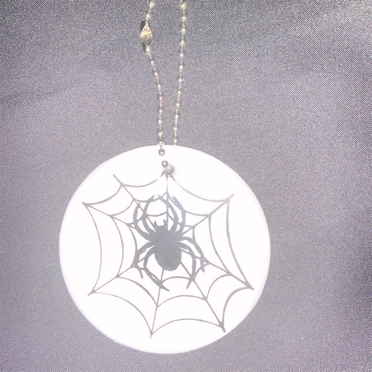 10 PCS Spider Web Type Reflective Waterproof Pendant For Night Riding Student Schoolbag Pendant Random Colour Delivery by bashfashion