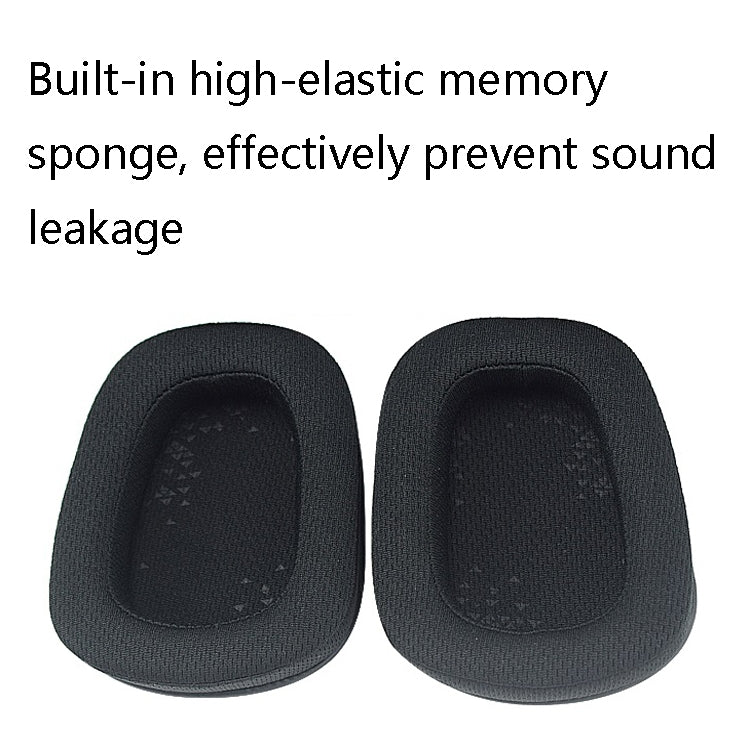 2 PCS D0005 Headphone Sponge Cover Headphone Earmuffs Head For Logitech G633 / G933 / G933S, Colour: Net Cloth by bashfashion