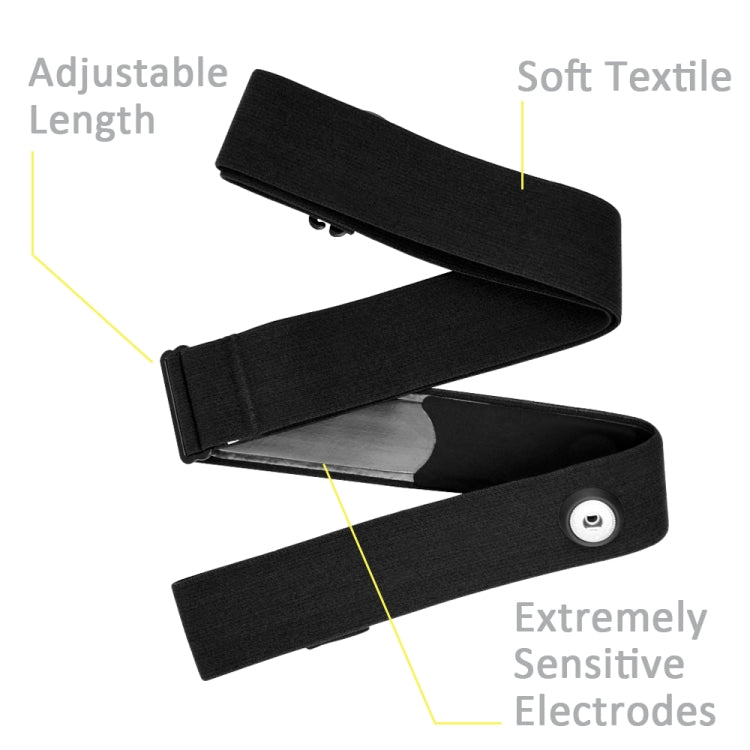 KYTO 2809 One-To-One ANT+ Bluetooth 4.0 Wireless Heart Rate Transmitter Chest Strap by bashfashion