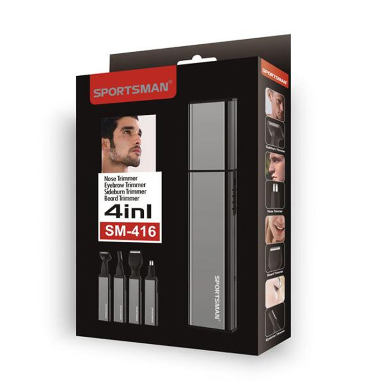 Sportsman SM-416 Electric Mini Shaving Knife Eyebrow Trimming Knife Charging USB Nose Hair Trimmer, Specification: EU Plug by Sportsman