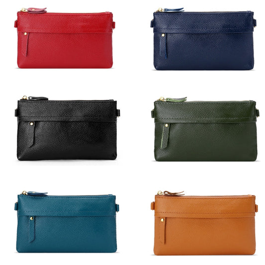 Ladies One-Shoulder Diagonal Mobile Phone Coin Purse(Red) by bashfashion