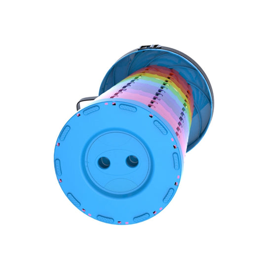 Outdoor Folding Telescopic Stool Portable Fishing Chair(Rainbow) by bashfashion