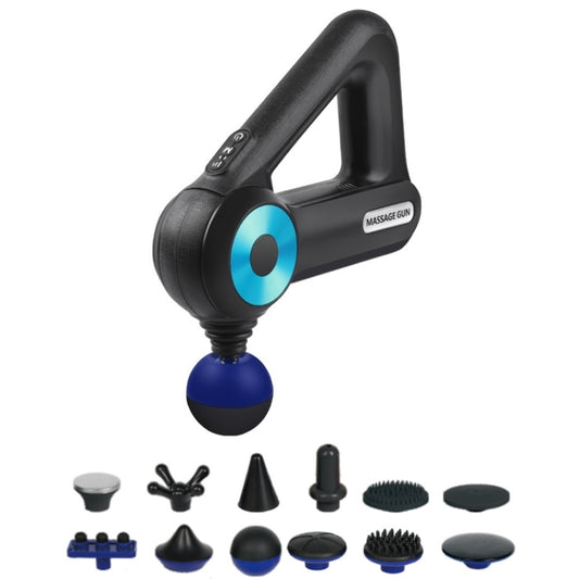 SL-8890 Triangle Fascia Muscle Relaxer Household Electric Fitness Massager, Specification: US Plug(Blue) by bashfashion