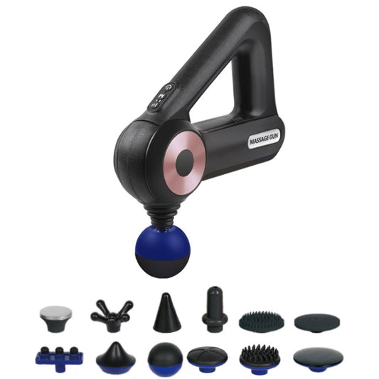 SL-8890 Triangle Fascia Muscle Relaxer Household Electric Fitness Massager, Specification: EU Plug(Golden) by bashfashion