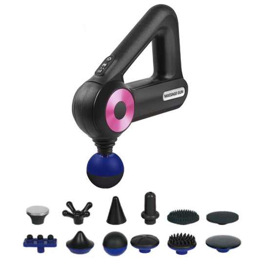 SL-8890 Triangle Fascia Muscle Relaxer Household Electric Fitness Massager, Specification: UK Plug(Red) by bashfashion