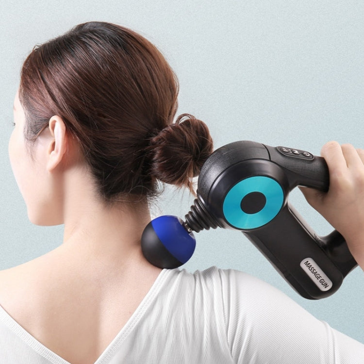 SL-8890 Triangle Fascia Muscle Relaxer Household Electric Fitness Massager, Specification: AU Plug(Blue) by bashfashion