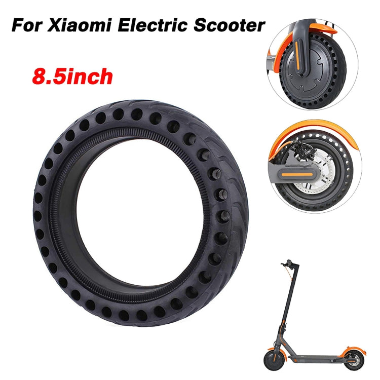 8.5 Inch Electric Scooter Honeycomb Anti-Explosive Tire Resistant Rubber Tire For Xiaomi Mijia M365 / M365 Pro(Black) by bashfashion
