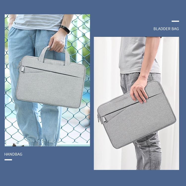 BUBM FMBX Laptop Liner Bag Business Computer Bag Large-Capacity Computer Handbag, Size: 14 inch(Gray) by BUBM