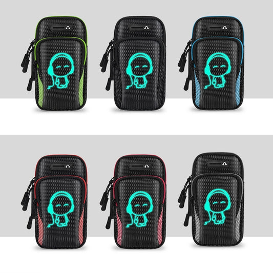 2 PCS Running Mobile Phone Arm Bag Sports Wrist Bag Universal For Mobile Phones Within 6 Inche, Colour: Green Doll by bashfashion