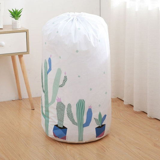 Large-capacity Household Waterproof Moisture-proof Quilt Storage Bag Packing Bag(Cactus) by bashfashion