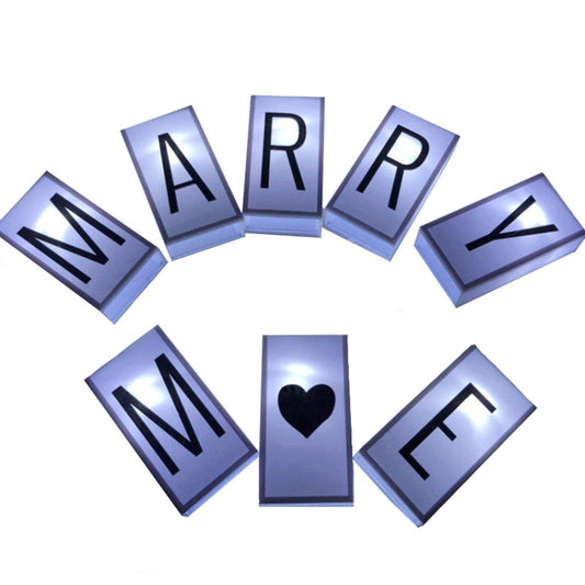 2m 20 LEDs HS-0025 Holiday Room Decoration LED Letter Puzzle String Lights by bashfashion