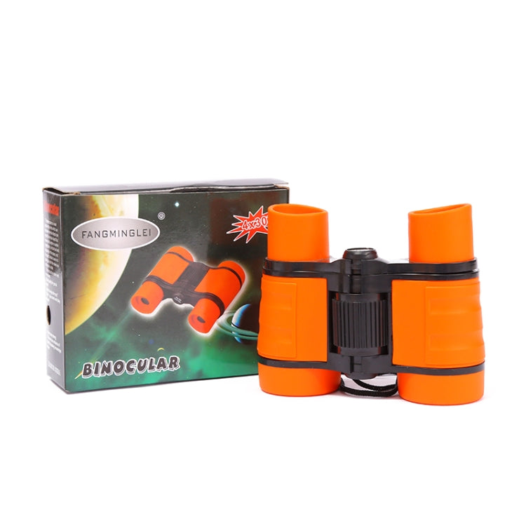 Student Binoculars HD Children Telescope(Orange) by bashfashion