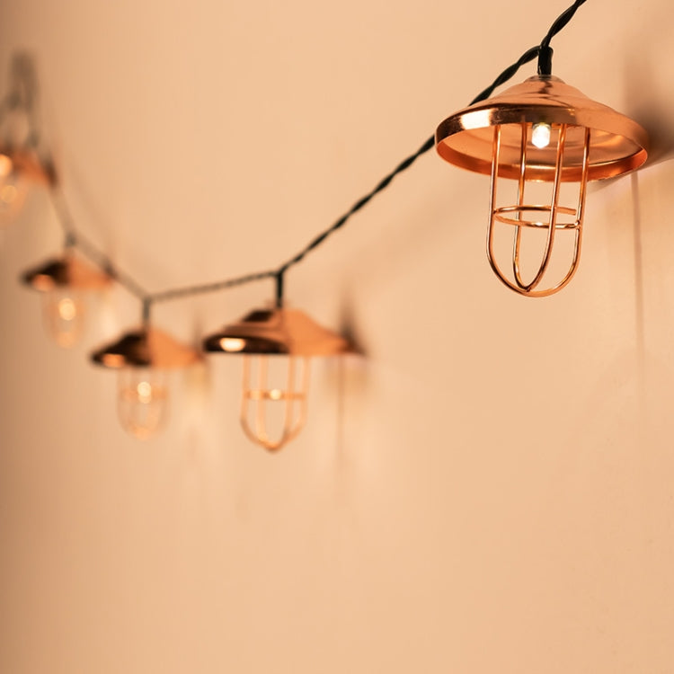 6m 20LEDs Solar Outdoor Corridor Light String IP65 Iron Festival Decoration String Lights by bashfashion